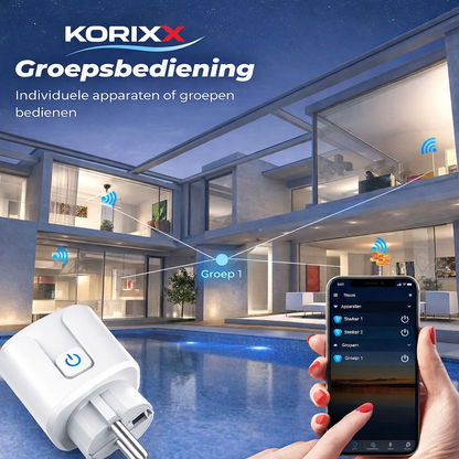 Slimme Zigbee Smart Plug 20A met Energie Monitoring